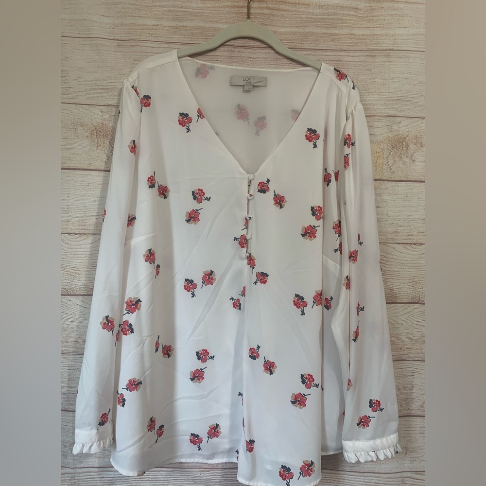 Loft cream  blouse